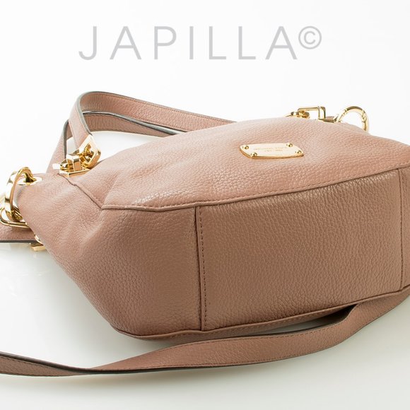Michael Kors Pebbled Purse Pink Leather Shoulder Bag